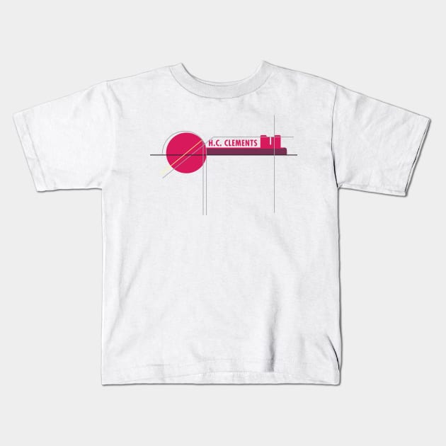 H.C. Clements Kids T-Shirt by MindsparkCreative